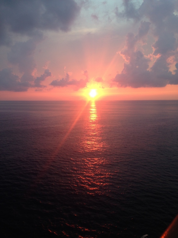 Sunset in the Bahamas 8/26/15