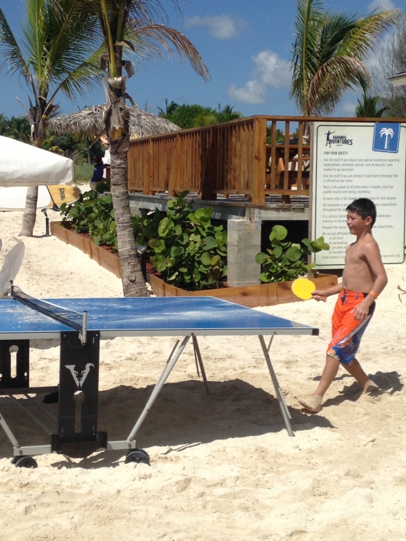 Ping Pong on the beach
